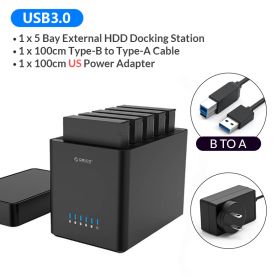 ORICO DS Series 5 Bay 3.5 inch USB Hard Drive Enclosure Magnetic-type SATA to USB 3.0 HDD Case for Altcoins Mining